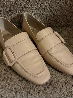 Louise et Cie Patent Loafers – Nude/Blush | Women’s Flats Size 9.5/41